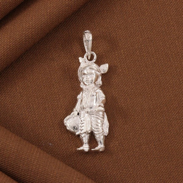 925 Silver Krishna God Pendant GP-209