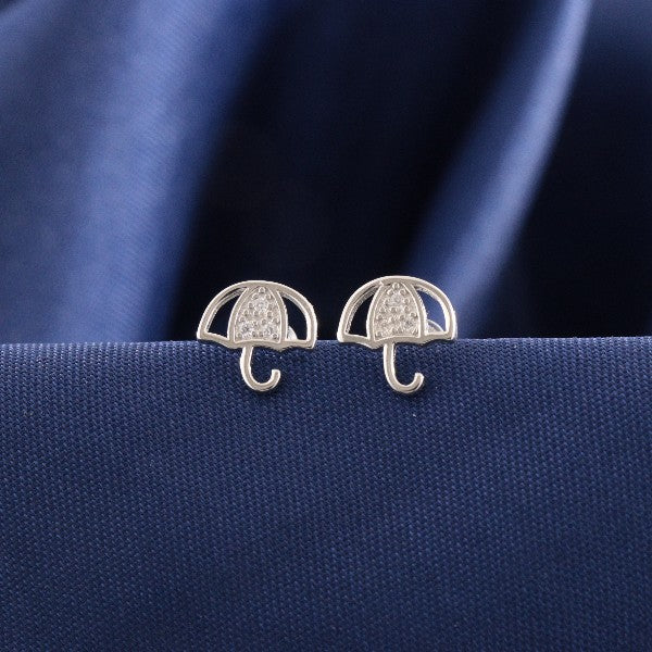925 Silver Umbrella Kids Studs KS-271