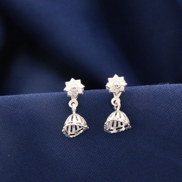 925 Silver Eshanya Kids Jhumkas KJ-3