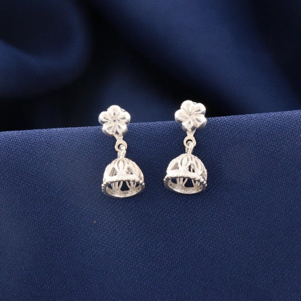 925 Silver Tarika Kids Jhumkas KJ-8