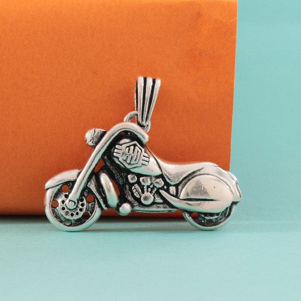925 Silver Motorcycle Men Pendant MP-84