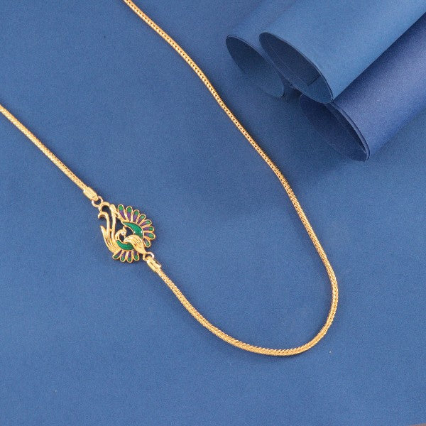925 Silver Peacock Women Mogappu-Chain WMC-87
