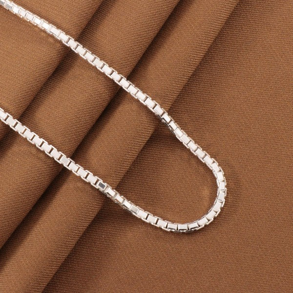 Elegant 925 Silver Sandeep Men's Chain MC-259 for Stylish Appeal