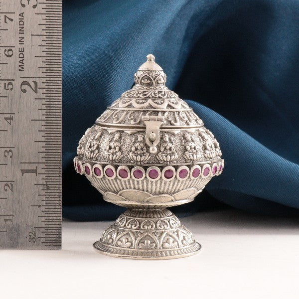 925 Silver 3D Kumkum box Articles Idols AI-1441