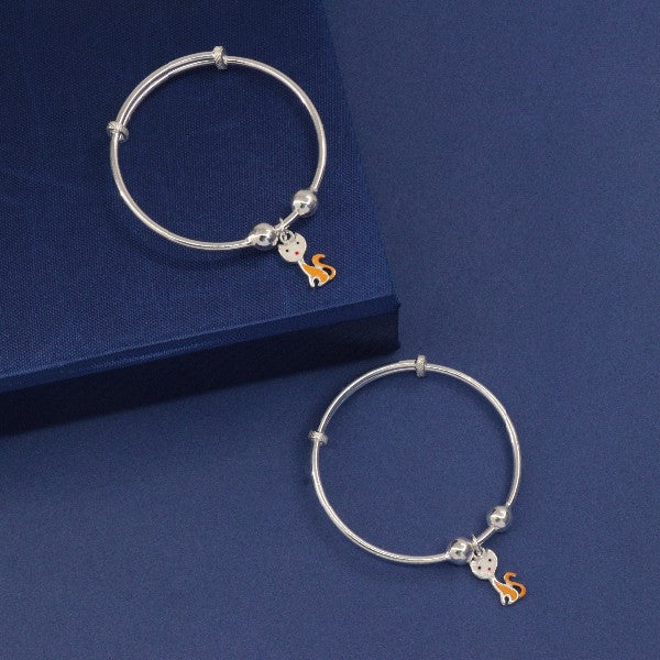 925 Silver Cat Kids Kada KKD-79