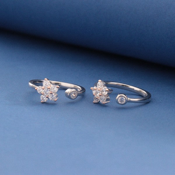 925 Silver Priti Women Toe-Rings TE-332