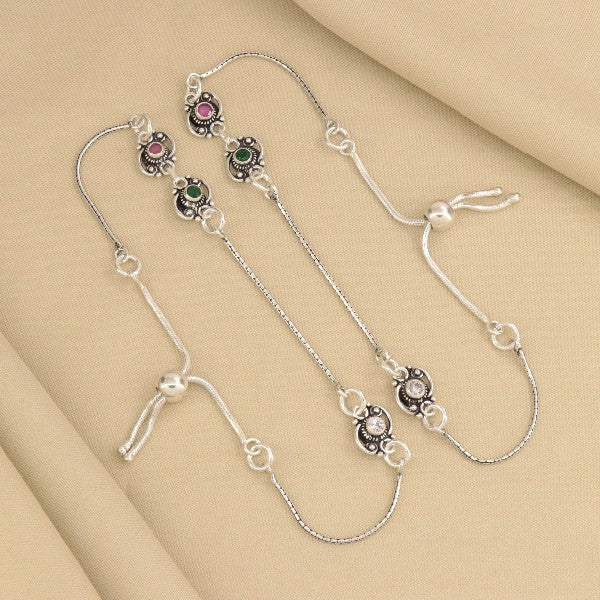 925 Silver Aradhana Women Anklets ANK-190
