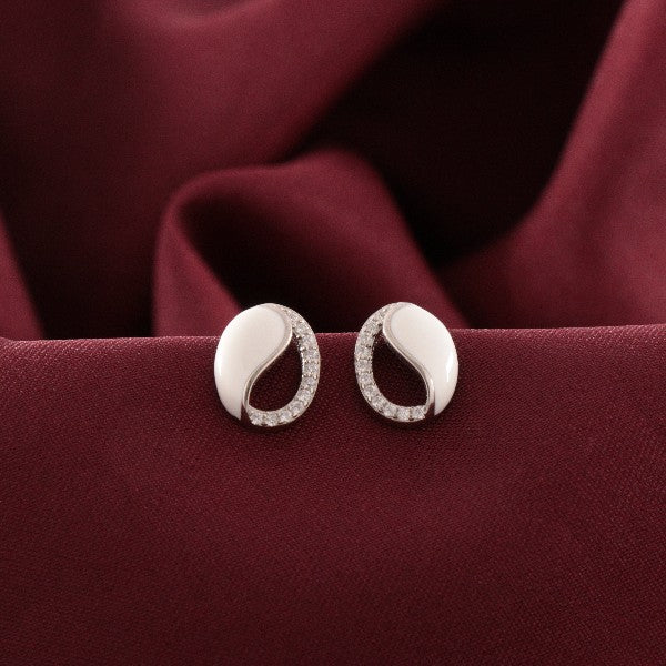 925 Silver Alopa Women Studs STD-310