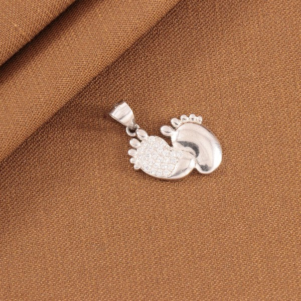 925 Silver Baby feet Kids Pendant KP-48
