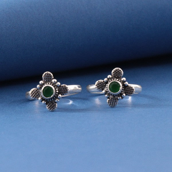 925 Silver Gool Women Toe-Rings TE-317