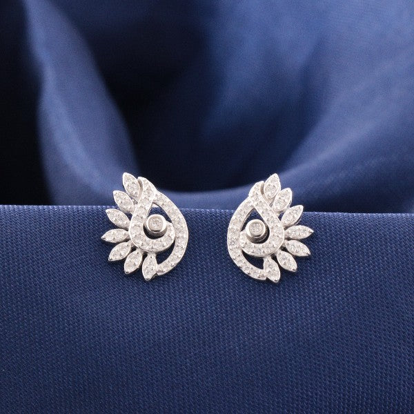 925 Silver Abja Women Studs STD-346