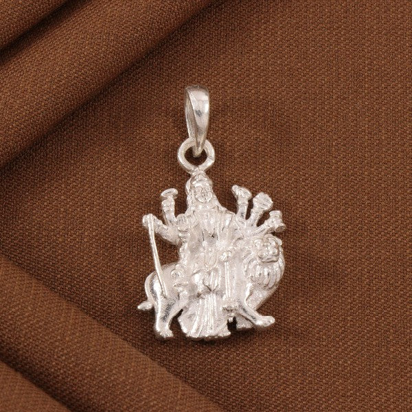 925 Silver Durga Devi God Pendant GP-245