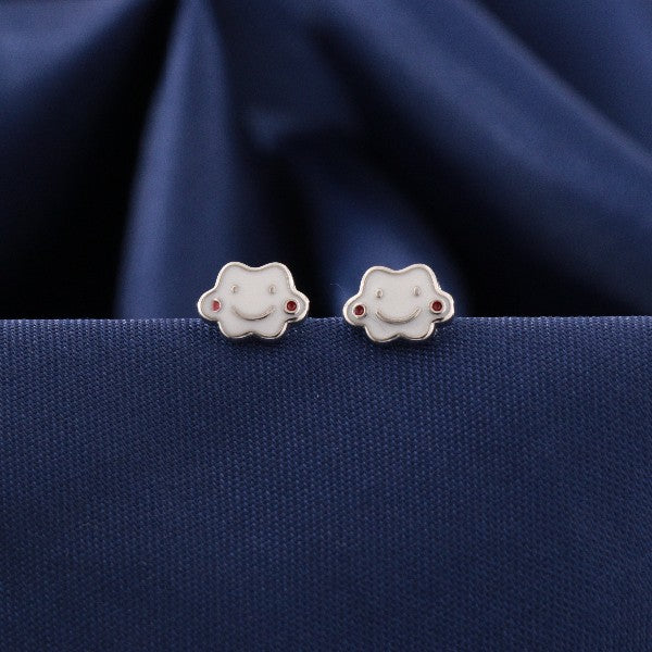 925 Silver Cloud Kids Studs KS-281