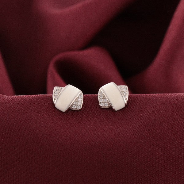 925 Silver Mananya Women Studs STD-312