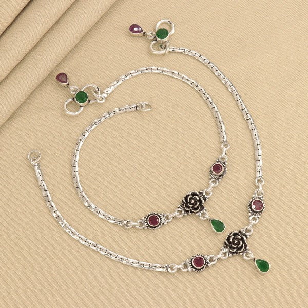 925 Silver Dilshad Women Anklets ANK-193
