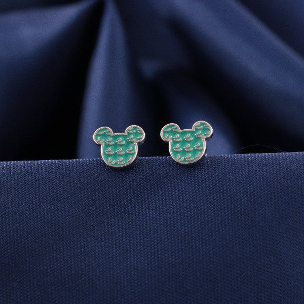 925 Silver Micky Mouse Kids Studs KS-282