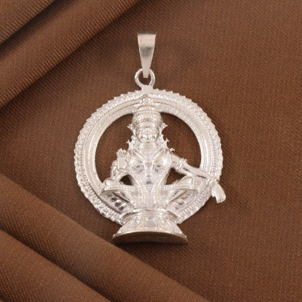 925 Silver Ayyappa Swamy God Pendant GP-296