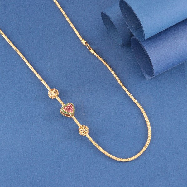 925 Silver Heart Women Mogappu-Chain WMC-89