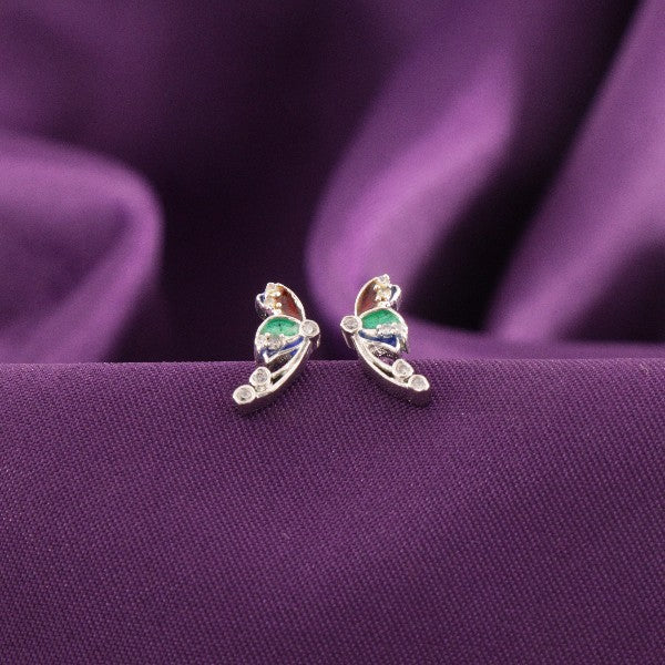 925 Silver Butterfly Kids Studs KS-206