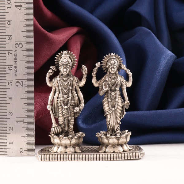 Elegant 925 Silver Lakshmi Narayana Idol 3D Design AI-1404 – P S Jewellery