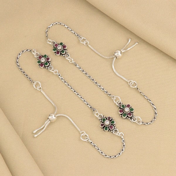 925 Silver Adhira Women Anklets ANK-189