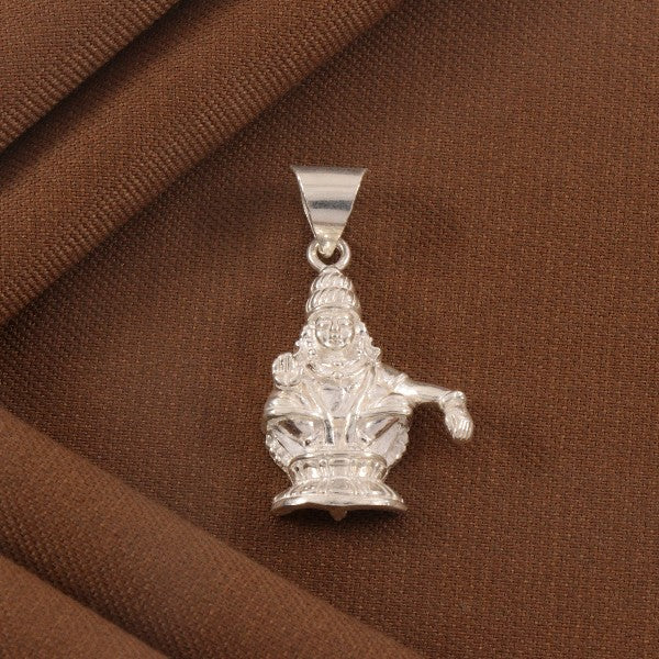 925 Silver Ayyappa Swamy God Pendant GP-299