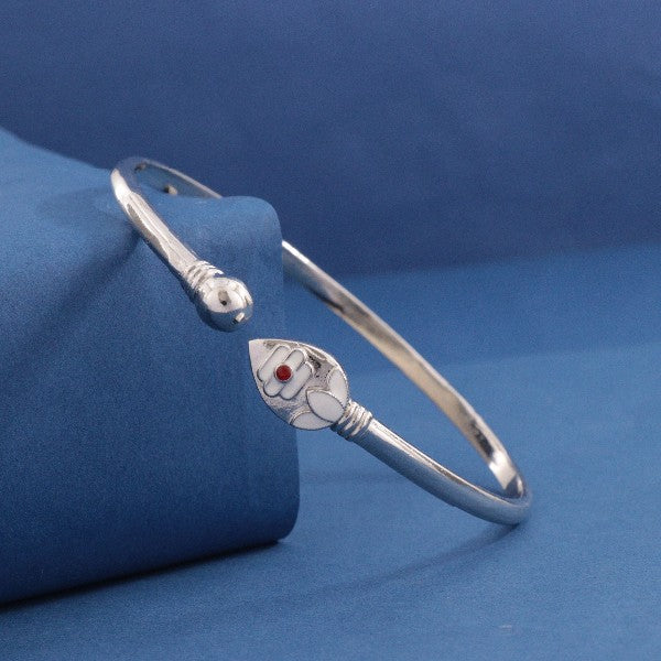 Elegant 925 Silver Vel Men Kada MKD-262 for Timeless Style – P S