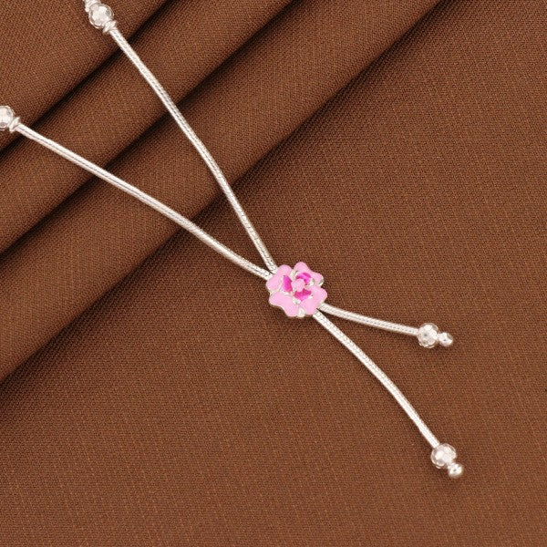925 Silver Flower Women Chain LC-242