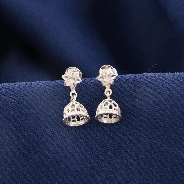 925 Silver Krishnakali Kids Jhumkas KJ-4