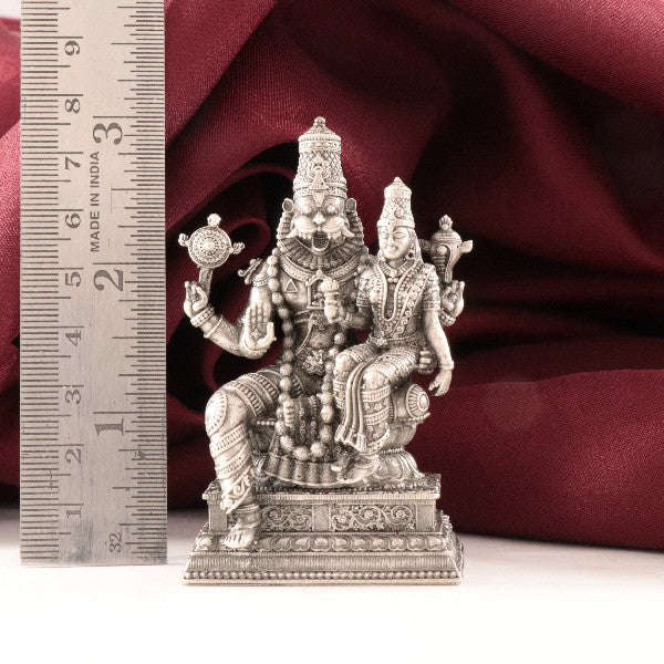 925 Silver 3D Lakshmi Narasimha Articles Idols AI-1434
