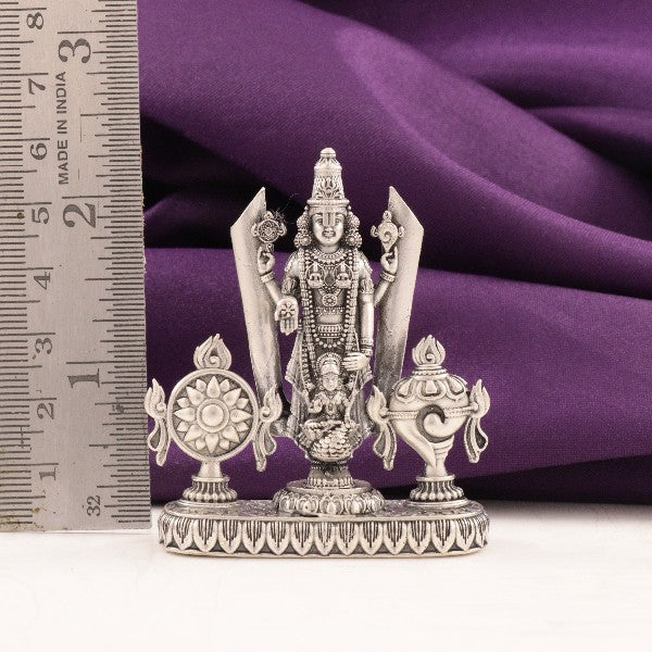 925 Silver 3D Shangu Chakra Namam With Balaji Articles Idols AI-1499