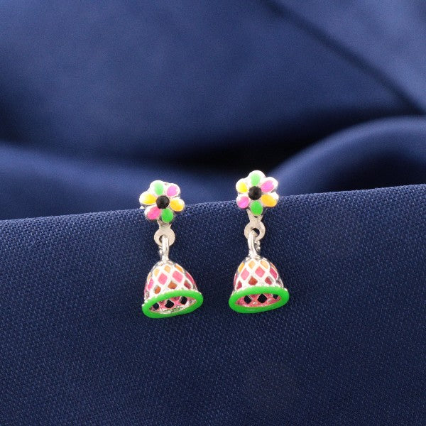 925 Silver Ahilya Kids Jhumkas KJ-13