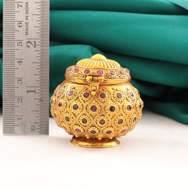 925 Silver 3D Kumkum Box Articles Idols AI-1478