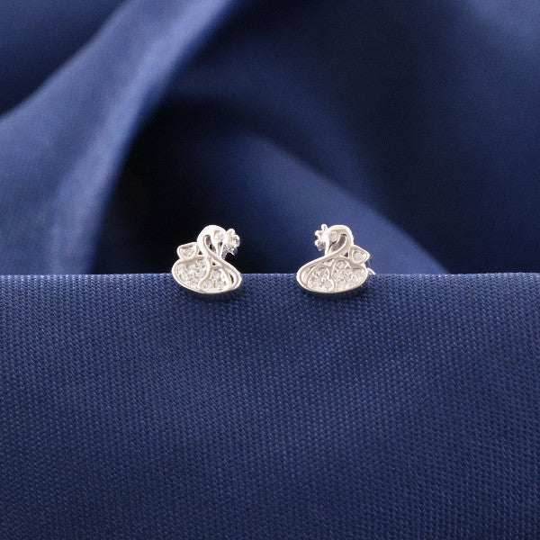925 Silver Duck Kids Studs KS-242