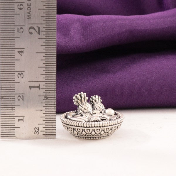925 Silver 3D Fruit Basket Articles Idols AI-1344