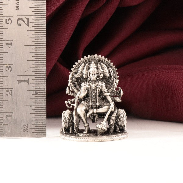 925 Silver 3D Panch Mukhi Hanuman Articles Idols AI-1433