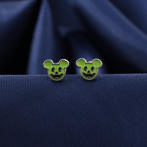 925 Silver Micky Mouse Kids Studs KS-294