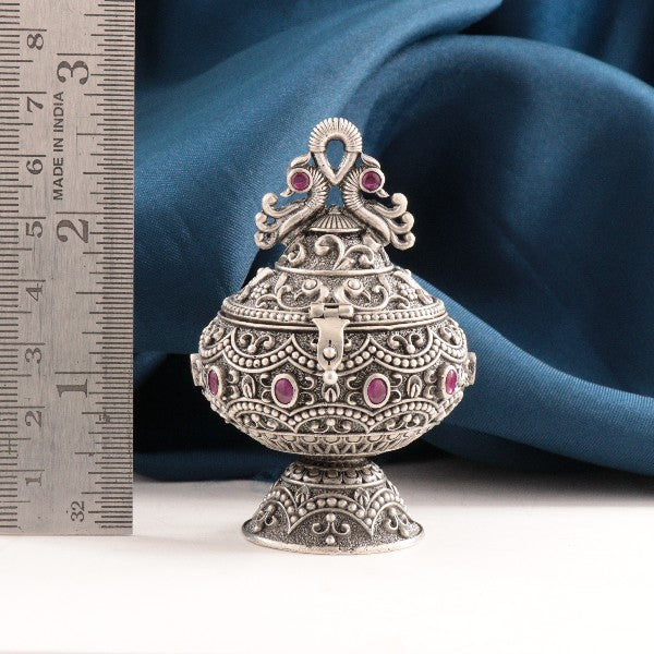 925 Silver 3D Kumkum box Articles Idols AI-1440