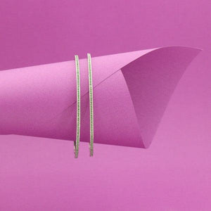 925 Silver Ahladita Women Bangles WB-38, 16g, 2.6 size, showcased on purple paper background. Luxurious and elegant design.