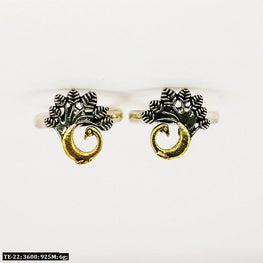 925 Silver peacock Women Toe-Rings TE-22 - P S Jewellery