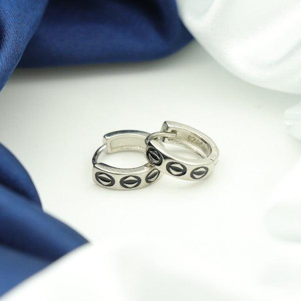 925 Silver Mananya Kids Hoops KH-68