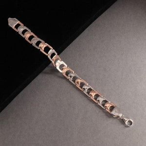925 silver Bhadrang men bracelet MB-106 weighing 24g and 21cm long, featuring a stylish design and high purity silver