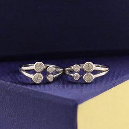 925 Silver Abhilasa Women Toe-Rings TE-96 - P S Jewellery