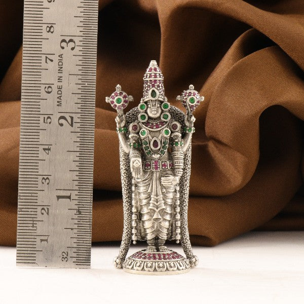 925 Silver 3D Balaji Idol AI-1190, 50g, 7cm length, purity 925.