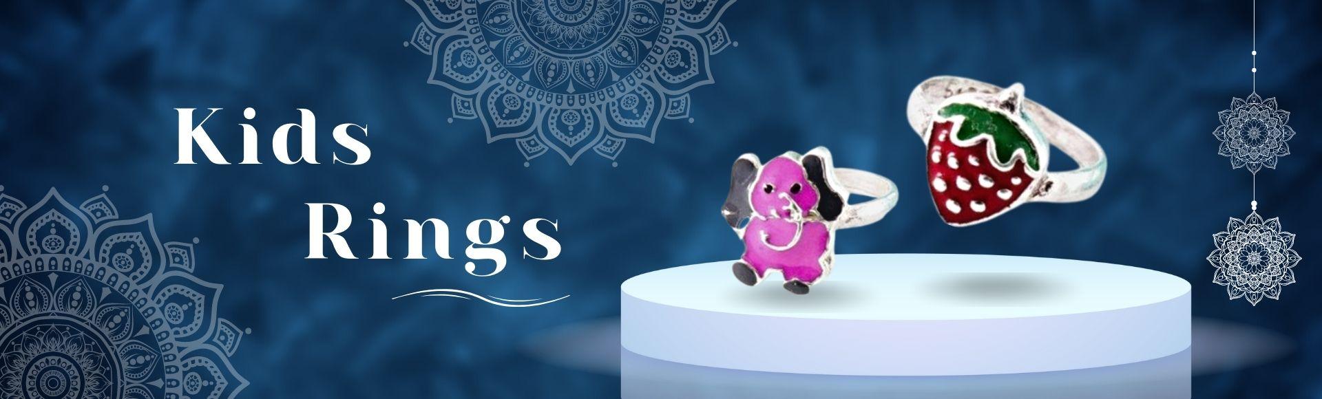 925 Silver Kids Ring Collection - Stylish & Safe – P S Jewellery