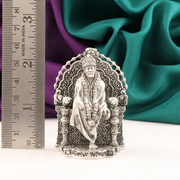 925 Silver 3D Sai Baba Articles Idols AI-953 - P S Jewellery