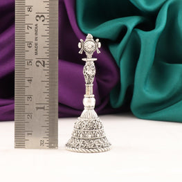 925 Silver 3D Shanku Chakram Bell Articles Idols AI-957 - P S Jewellery