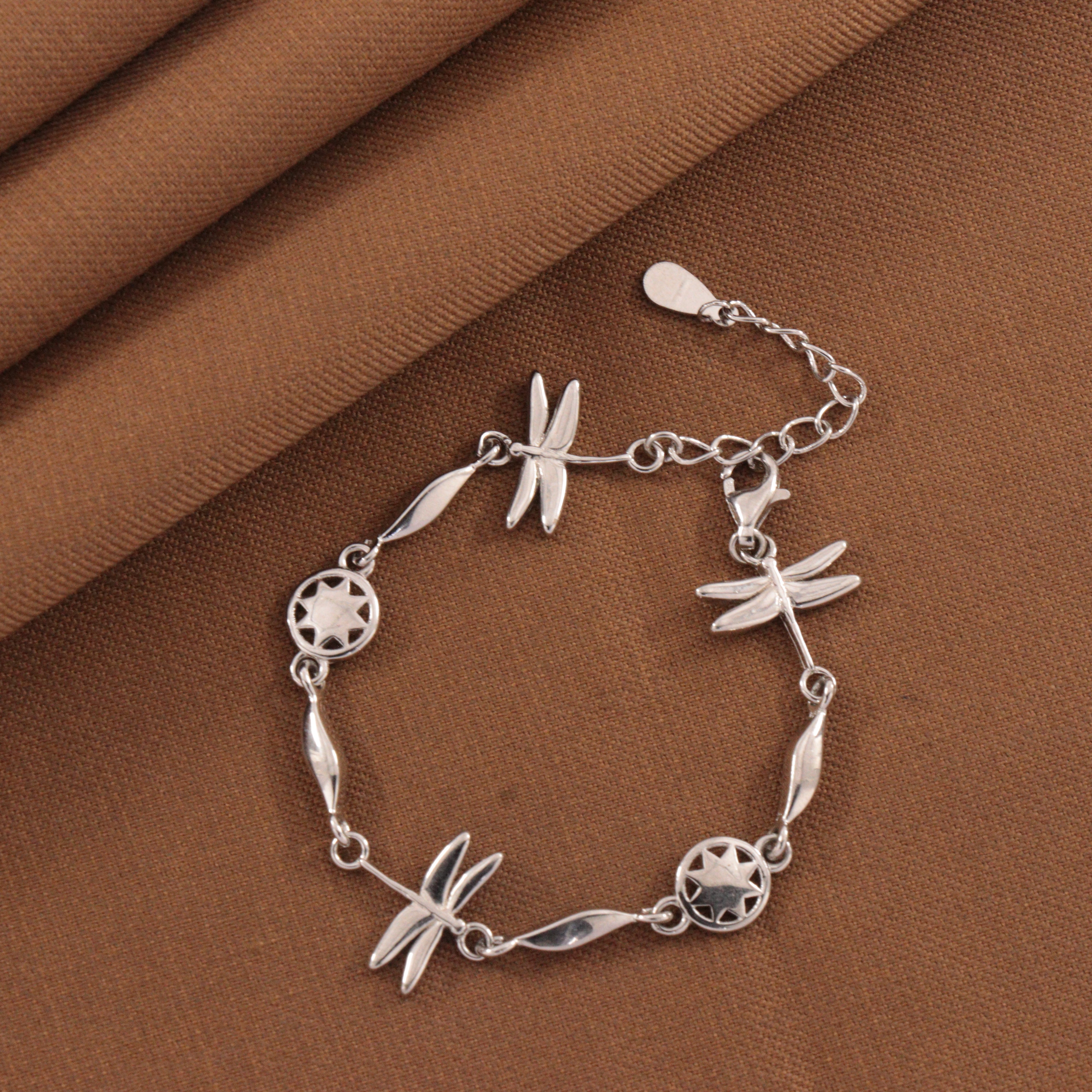 925 Silver Dragonfly Kids Bracelet KB-249