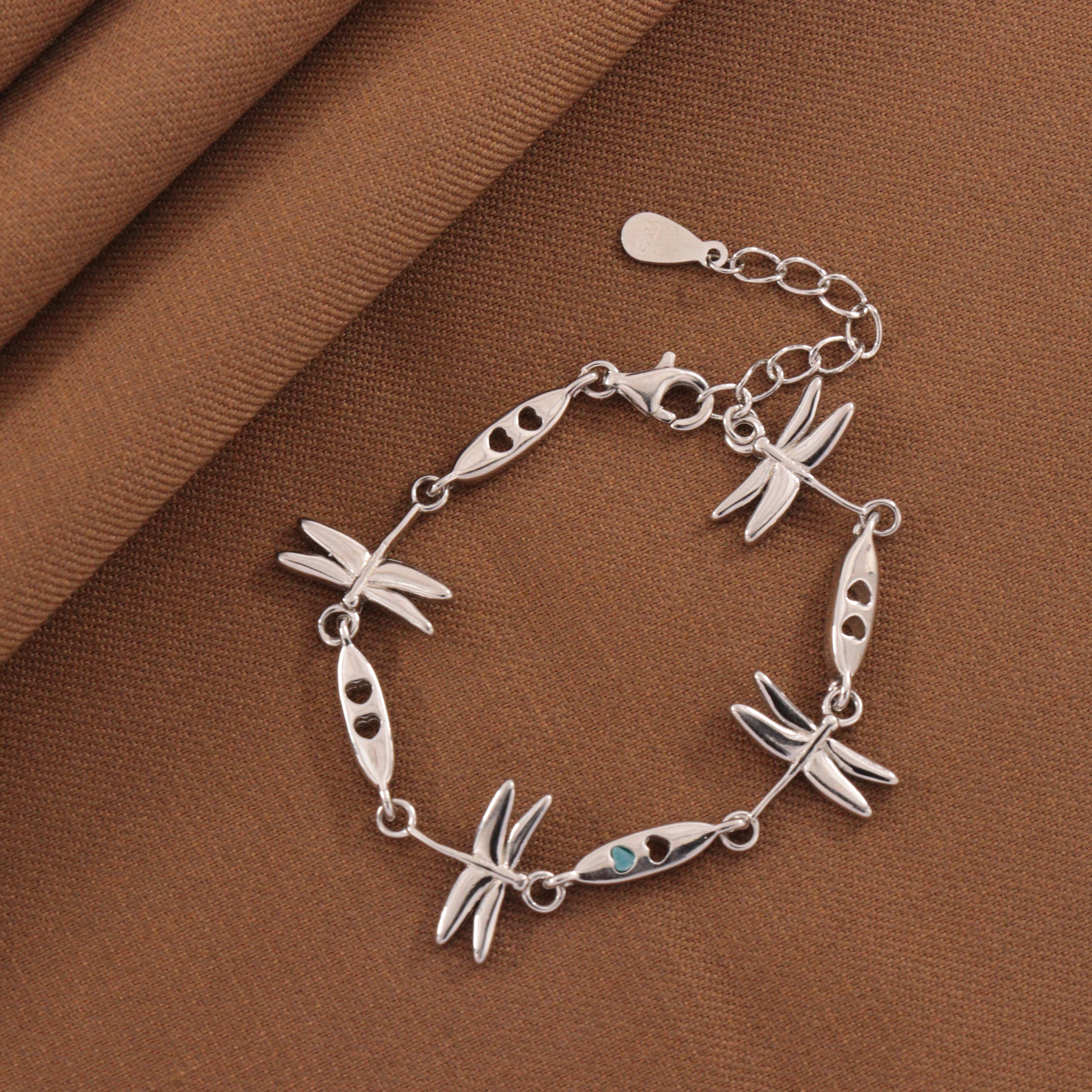 925 Silver Dragonfly Kids Bracelet KB-250