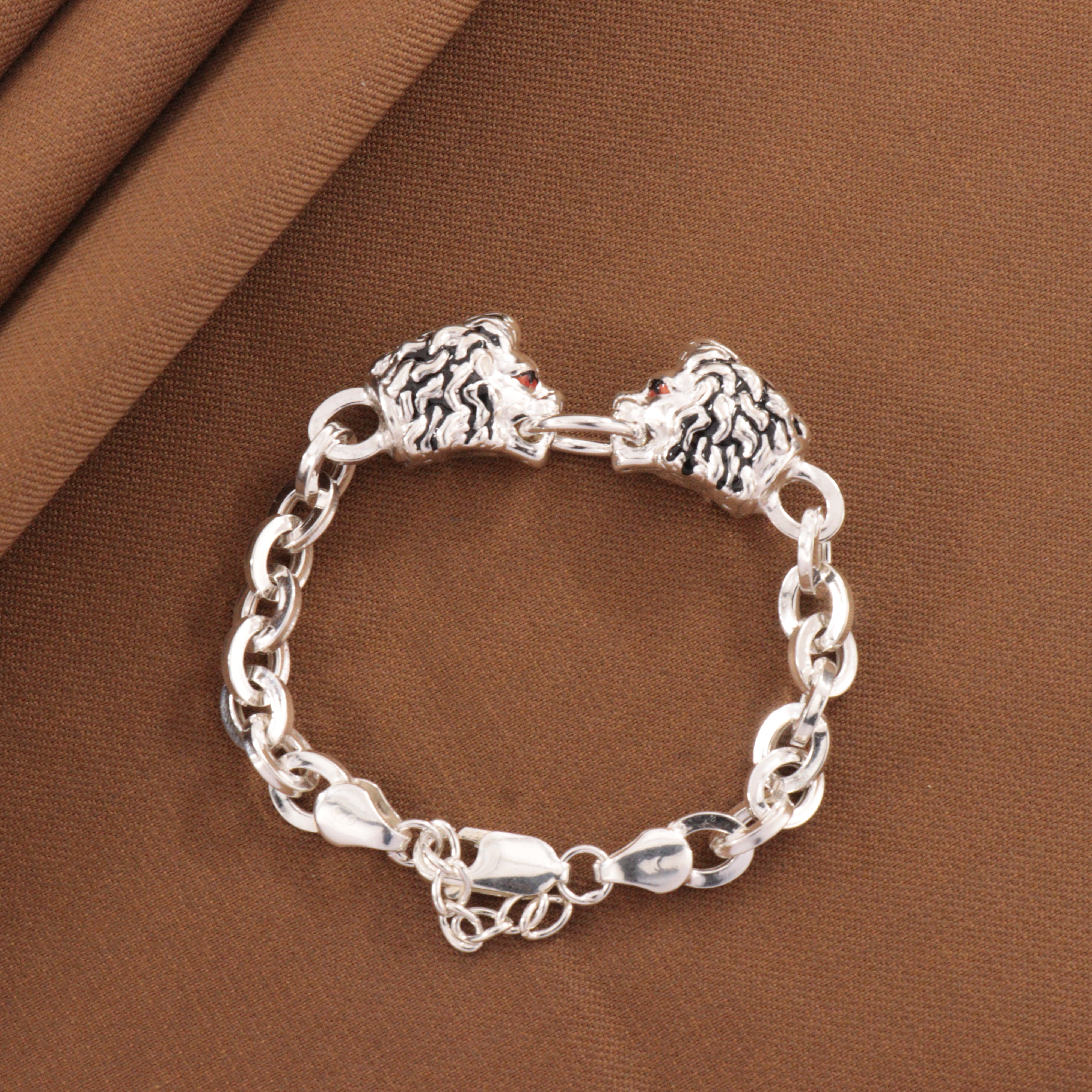 925 Silver Lion Kids Bracelet KB-240